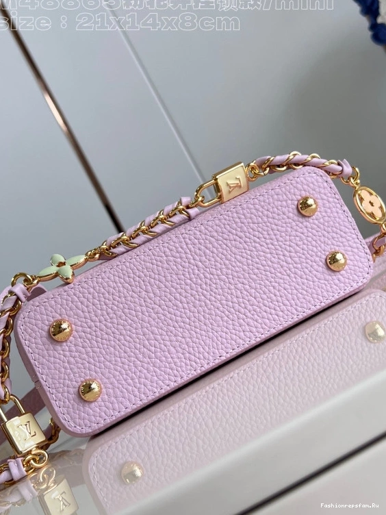 FS CHEAP MINI-21*14*8CM VUITTON CAPUCINES LOUIS 0809